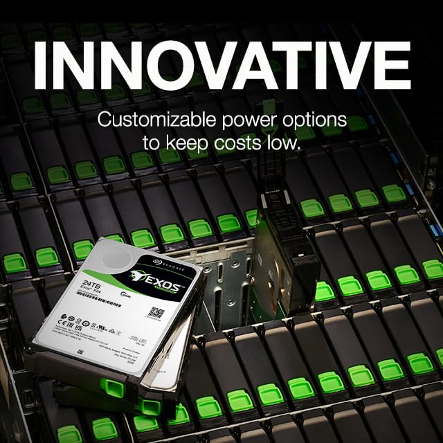 QNAP Seagate, HDD, Exos X24, SATA III, 3.5-inch, 24TB, ST24000NM002H