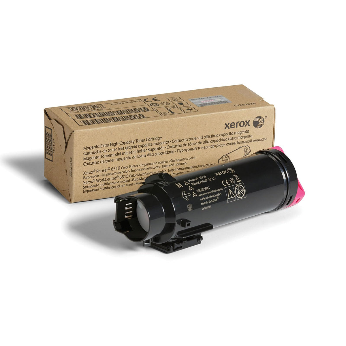 XEROX Toner Magenta Extra Haute Capacité 4.500 pages pour Phaser 6510 Workcentre 6515