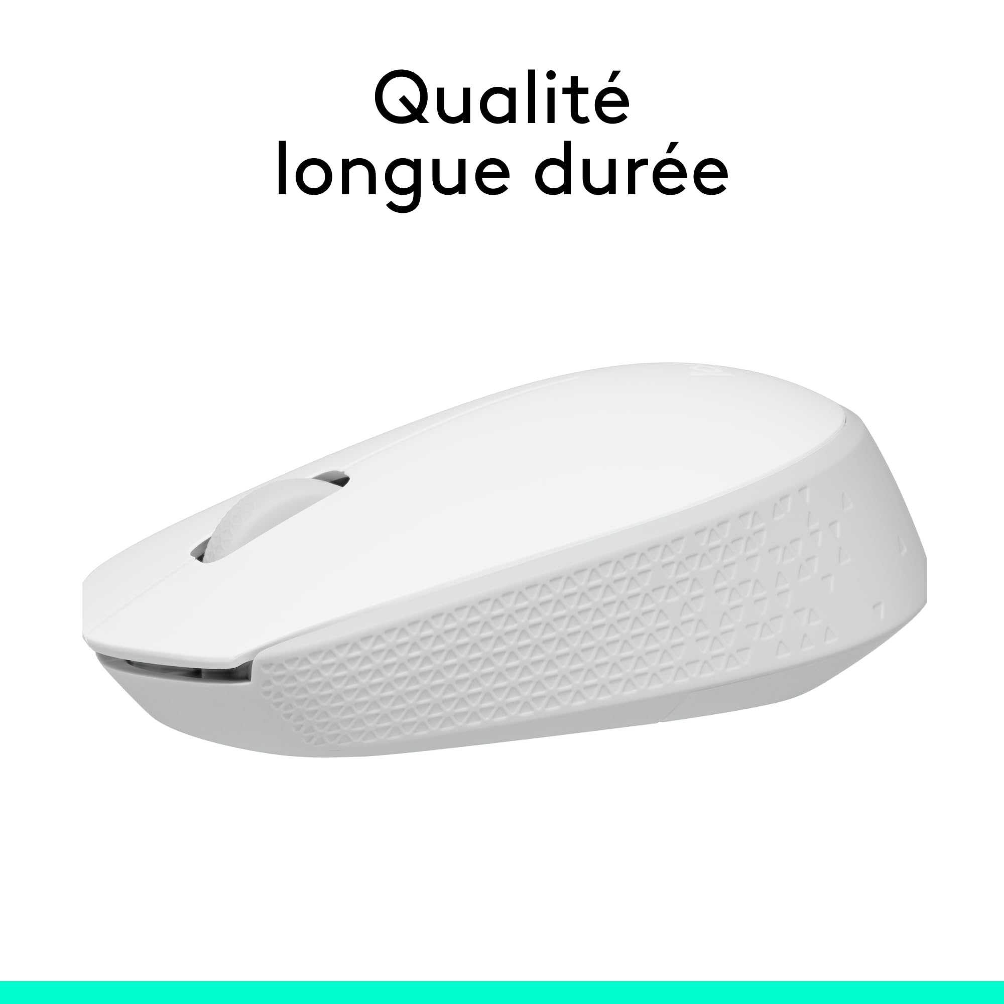 LOGITECH M171 Mouse right and left-handed optical 3 buttons wireless 2.4 GHz USB wireless receiver off-white