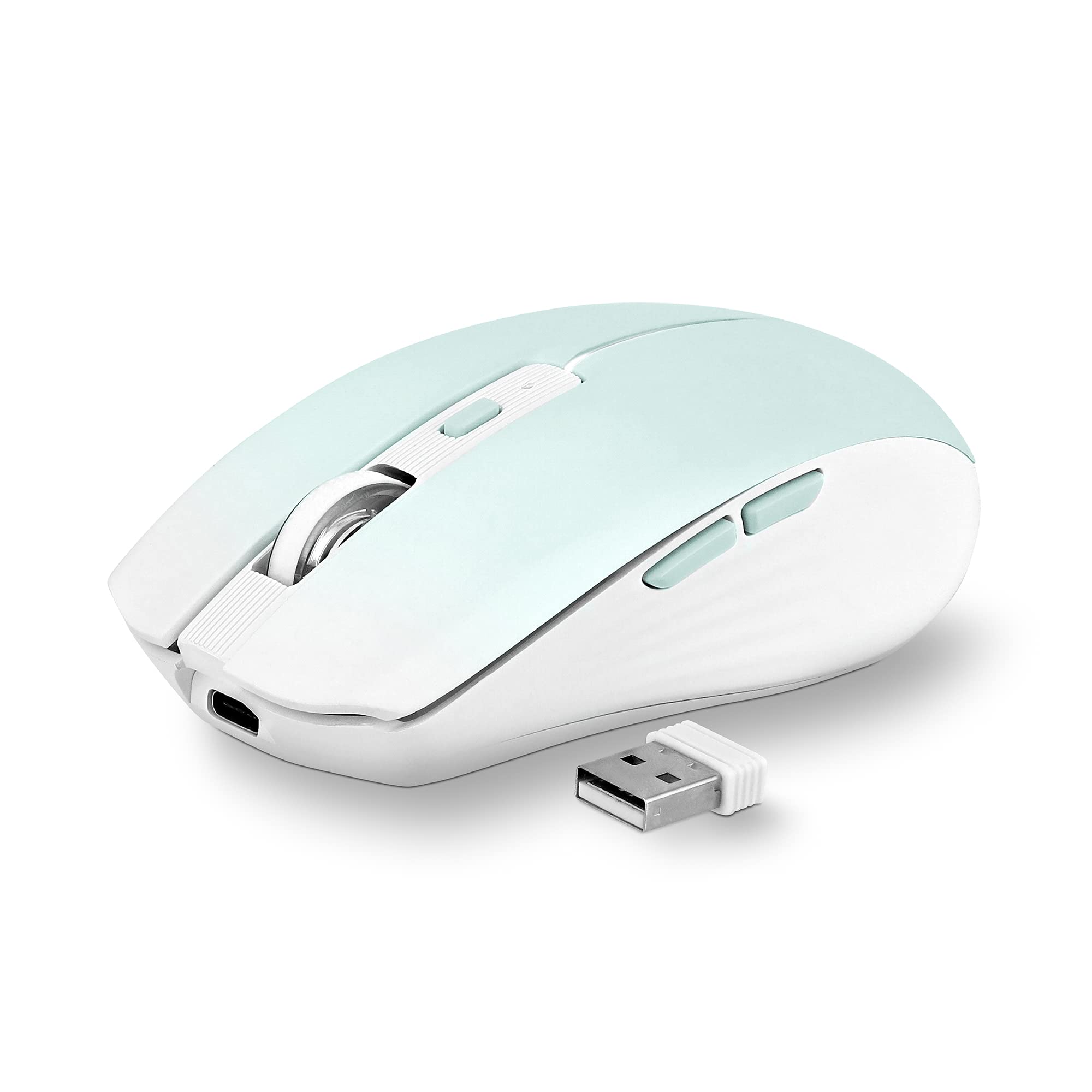 TNB GRADIENT - Dual connect rechargeable colorful wireless mouse - blue