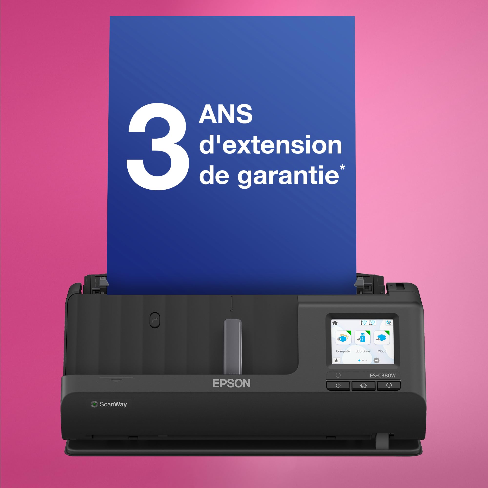 EPSON WorkForce ES-C380W Scanner 30ppm