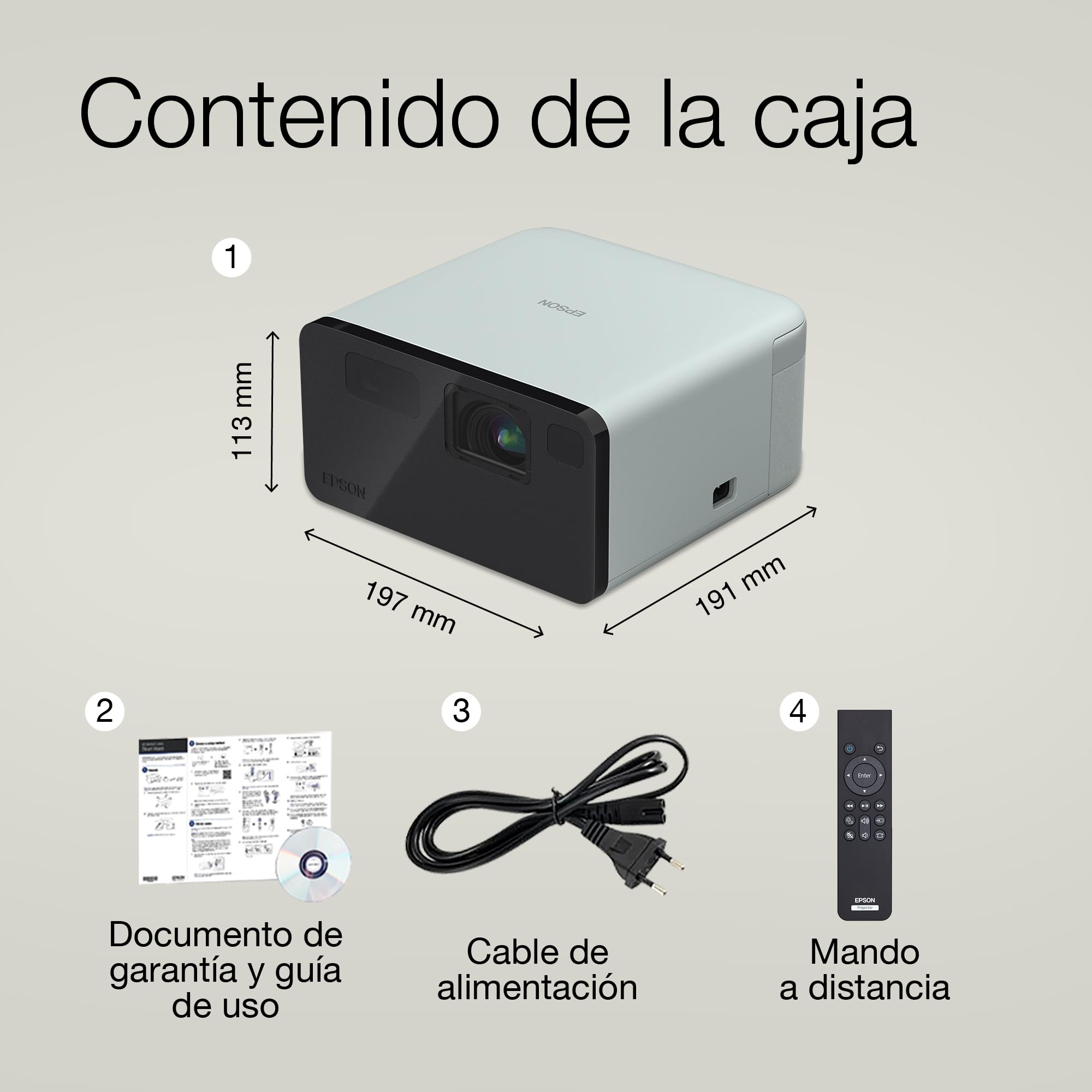 Projecteur Laser Epson EF-21G 1.000lm Full HD Technologie 3LCD