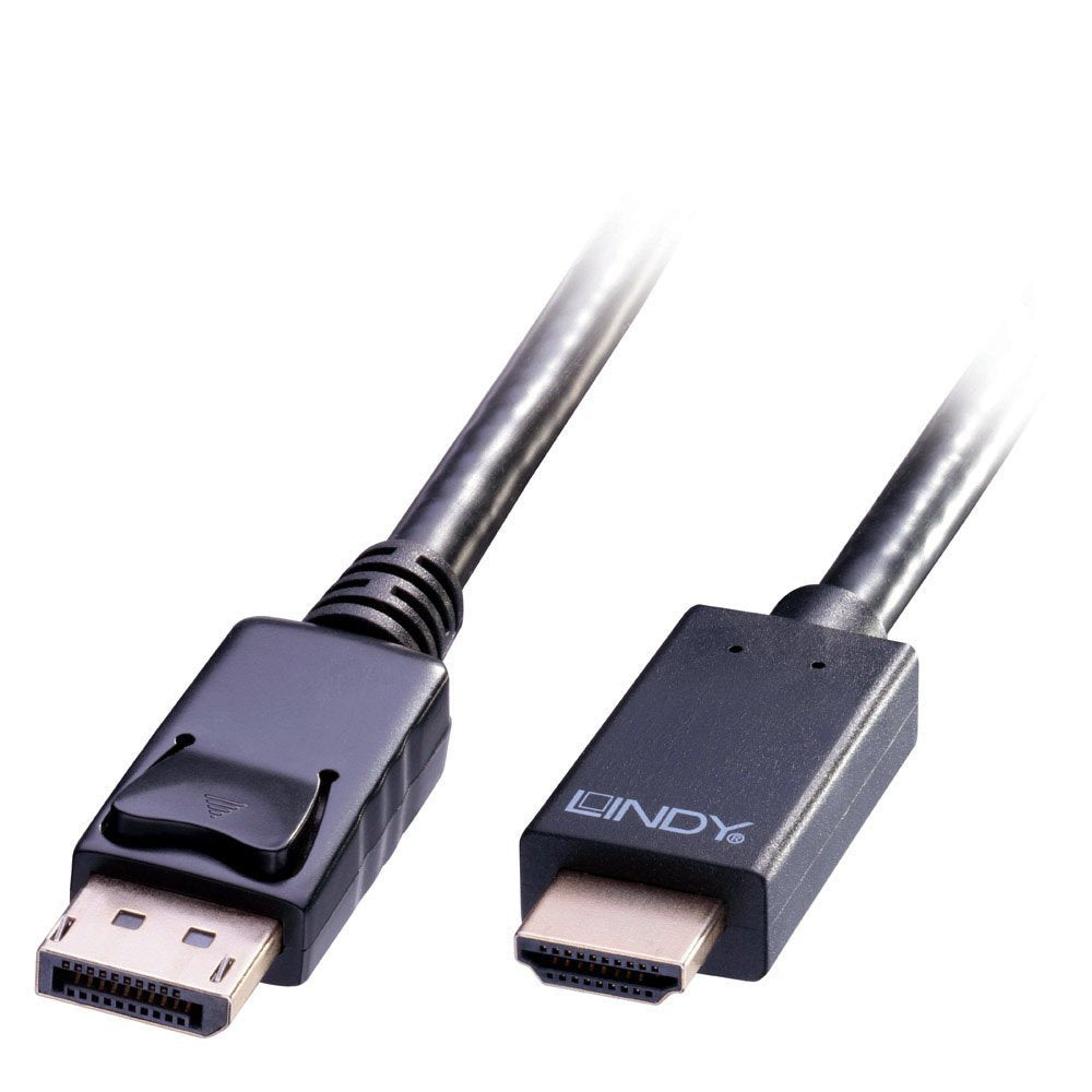 LINDY Câble DisplayPort vers HDMI 4K30 DP:passif 5m