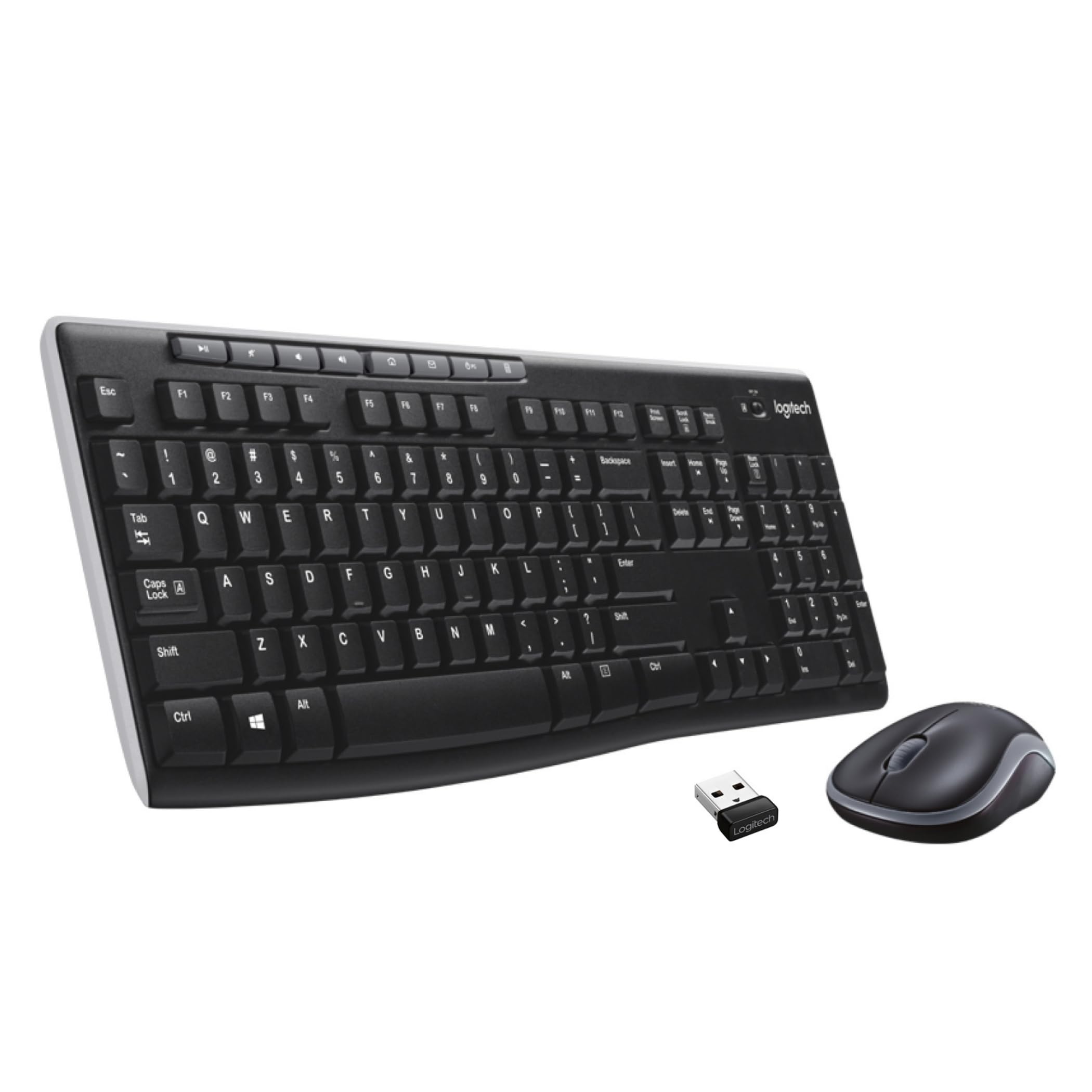 LOGITECH MK270 Wireless Combo black USB (ESP) MEDITER