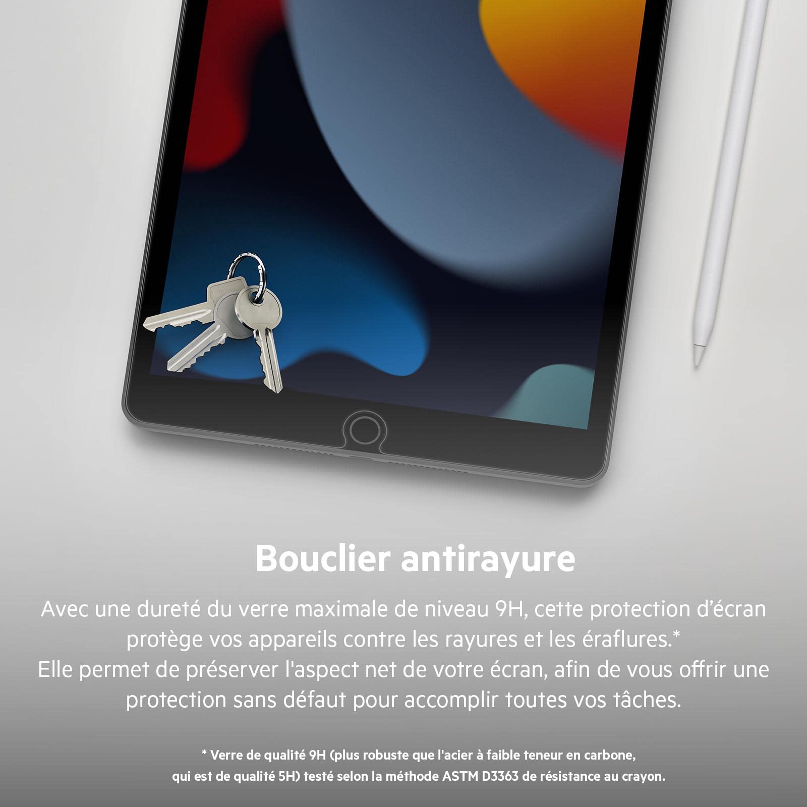BELKIN Tempered Glass Screen Protector - iPad 9th-7th Gen/iPad Air 2019
