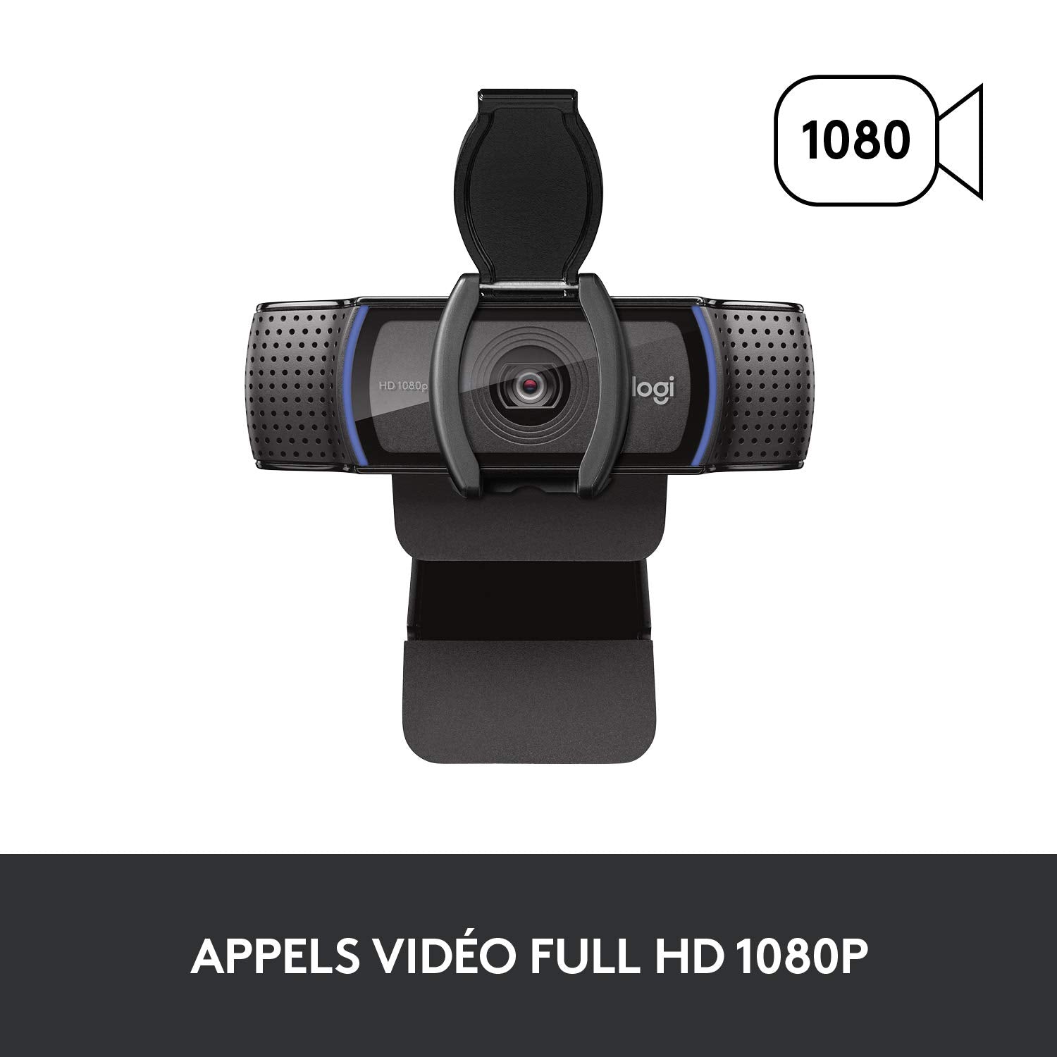LOGITECH HD Pro Webcam C920S Webcam colour 1920 x 1080 audio USB