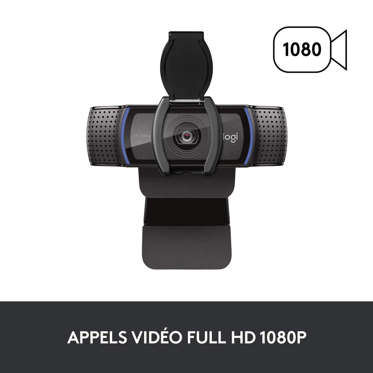 LOGITECH HD Pro Webcam C920S Webcam colour 1920 x 1080 audio USB