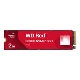 WD Red SSD SN700 NVMe 2To M.2 2280 PCIe Gen3 8Gb/s internal drive for NAS devices POWERED BY SANDISK