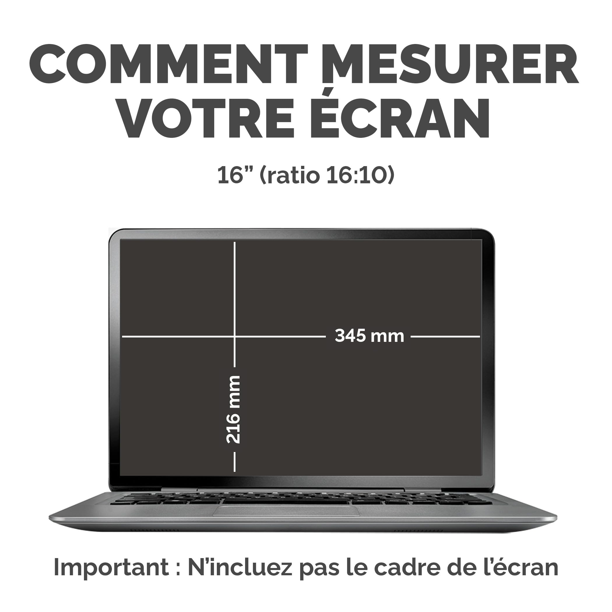 FELLOWES FILTRE DE CONFIDENTIALITÉ PRIVASCREEN BLACKOUT - 160 POUCES DE LARGEUR 16:11