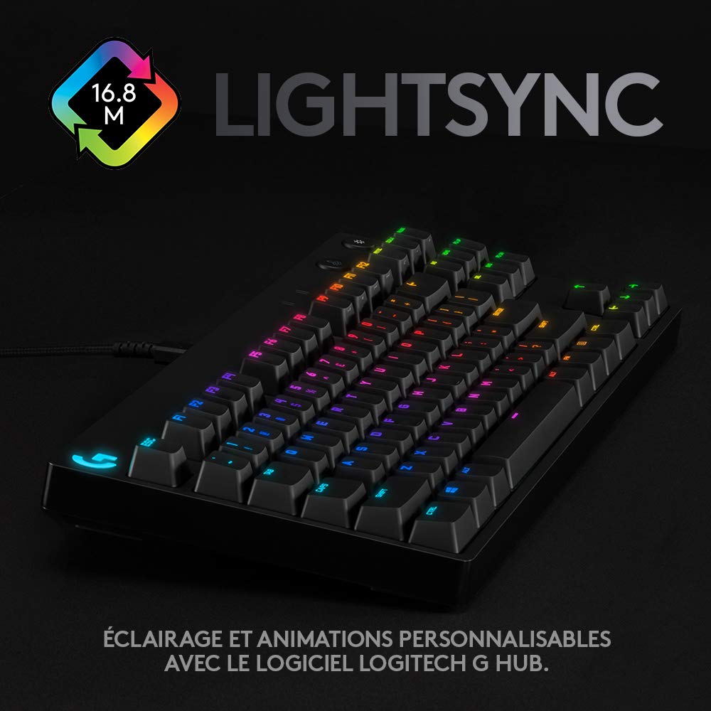 LOGITECH G PRO Mechanical Gaming Keyboard - BLACK (FRA)