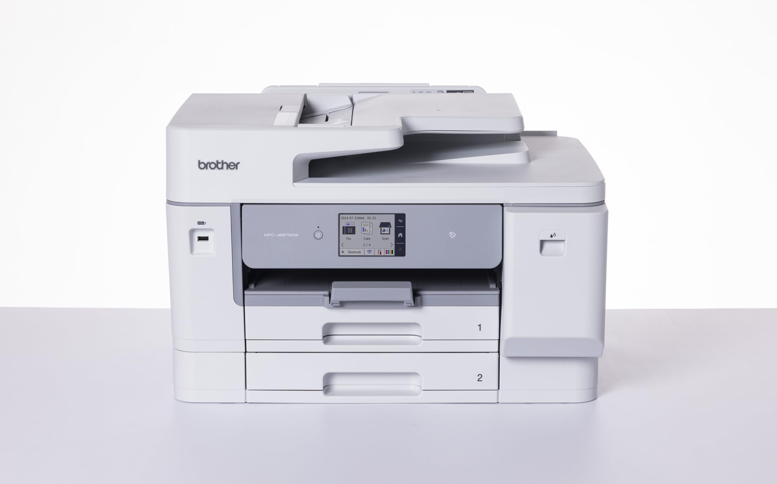BROTHER MFC-J6975DW Multifonction jet dencre couleur A3 recto-verso intégral 2 bacs papiers de 250 f réseau Wi-Fi 31ipm