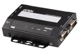 ATEN SN3402P serveur RS-232 2x DB9 Sécurisé sur IP PoE