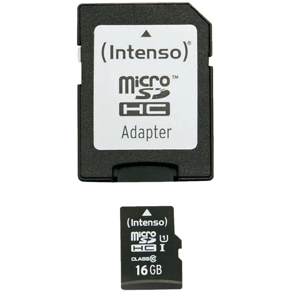 INTENSO Carte MicroSDHC UHS-I Premium Class 10 - 16 Go
