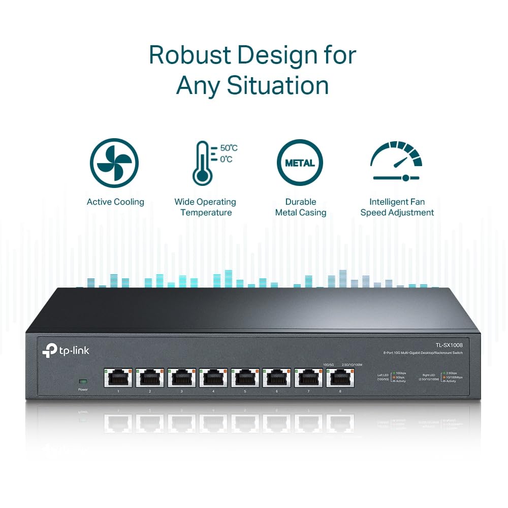 Omada 8-Port 10G Multi-Gigabit SwitchPO