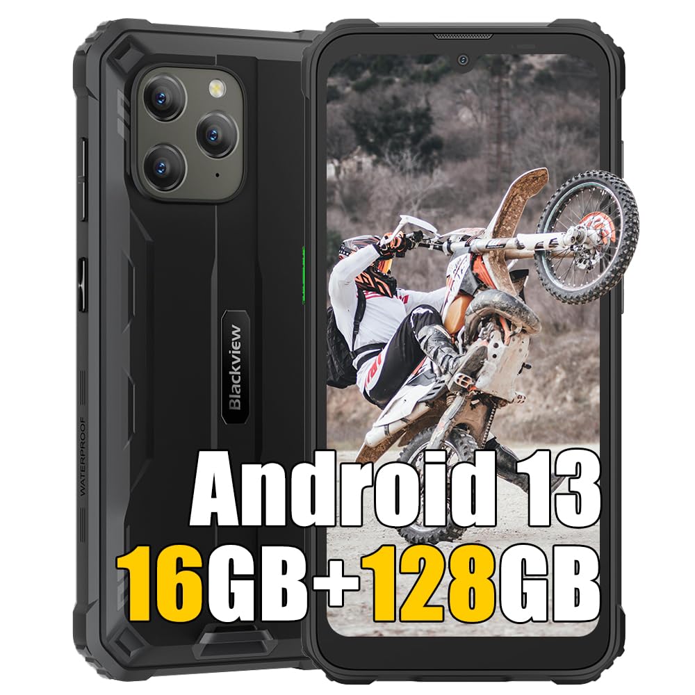 Blackview BV5300 Plus (Double Sim - Ecran de 6.1'' - 128 Go, 8 Go RAM) Noir