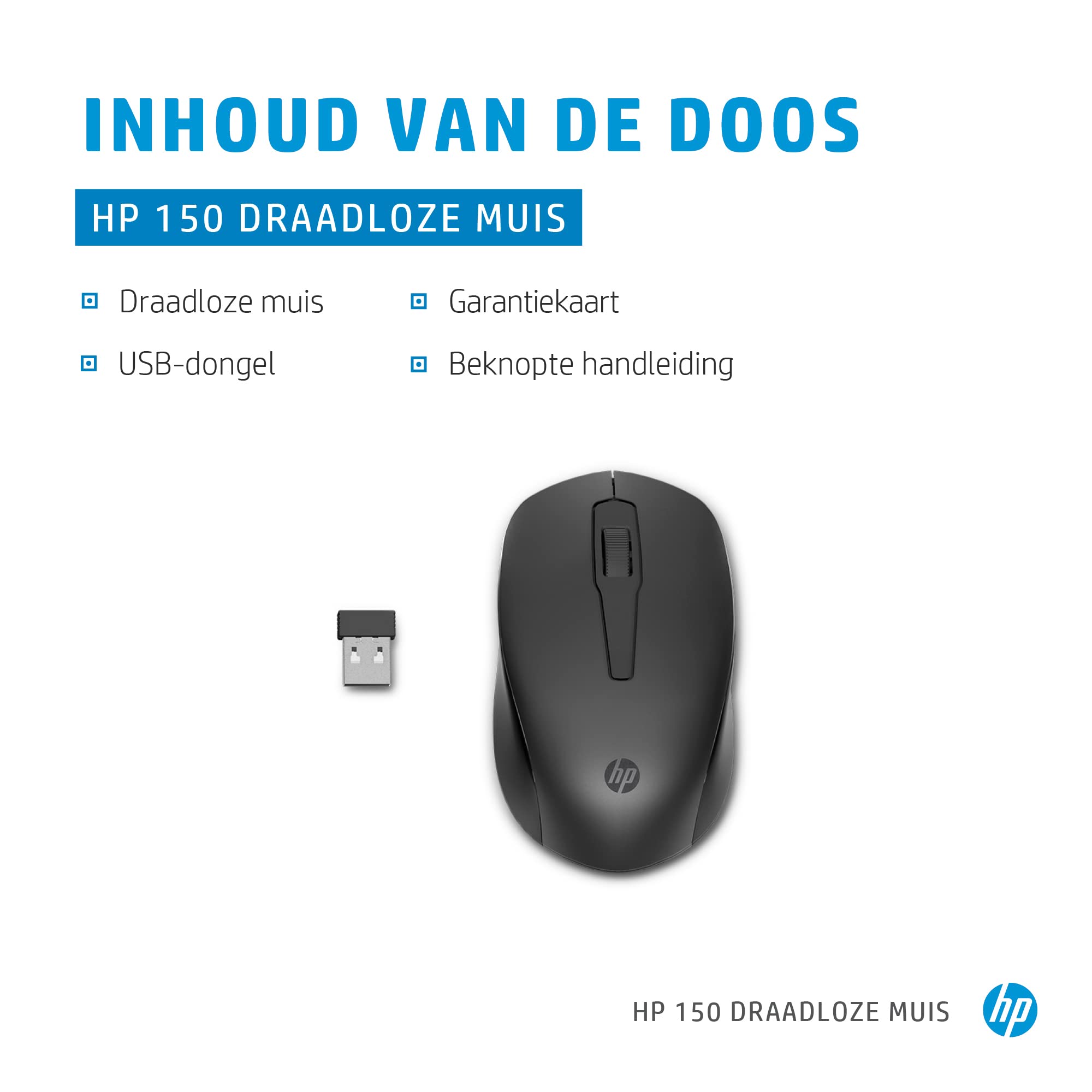 HP 150 WRLS Mouse Europe - English local