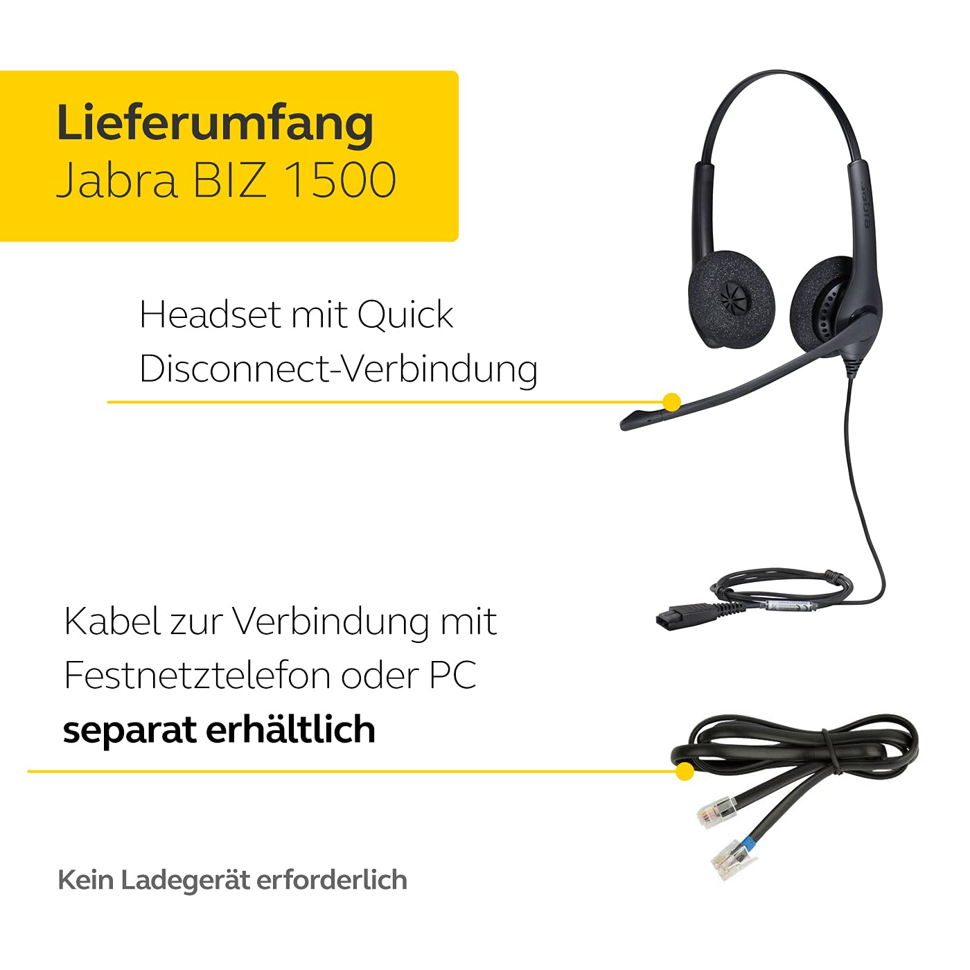 Jabra BIZ 1500 Duo WB NC