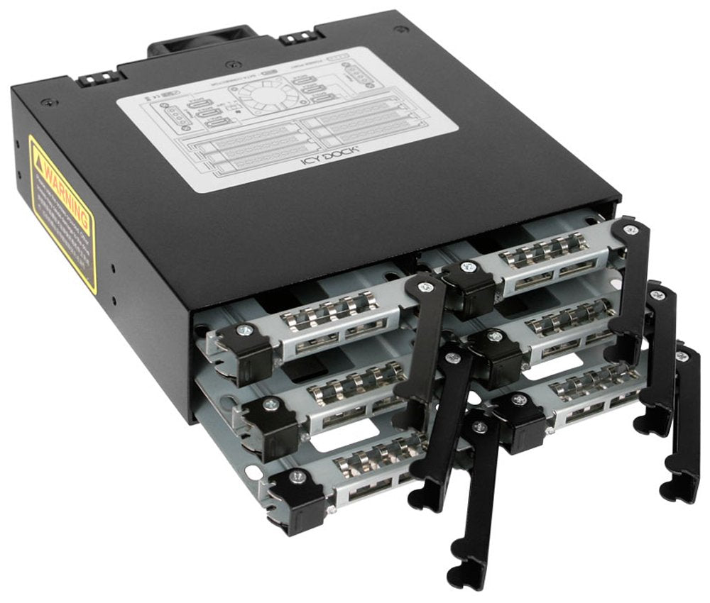 ICY DOCK Backplane MB996SP-6SB 6 disques SATA 2"5