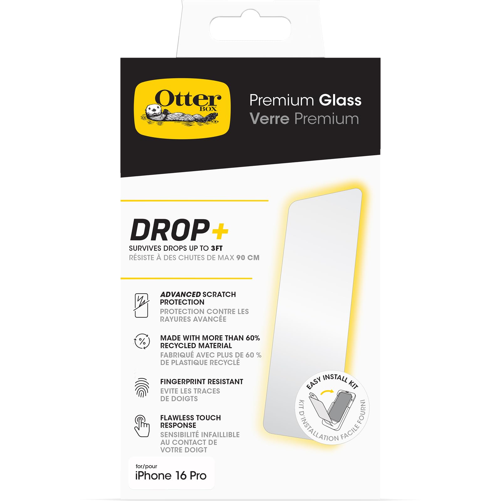 OtterBox Premium Glass iPhone 16 Pro