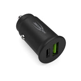 CHARGEUR ALLUME-CIGARE 1 PORT USB Type-A QC + 1 PORT USB Type-C PD