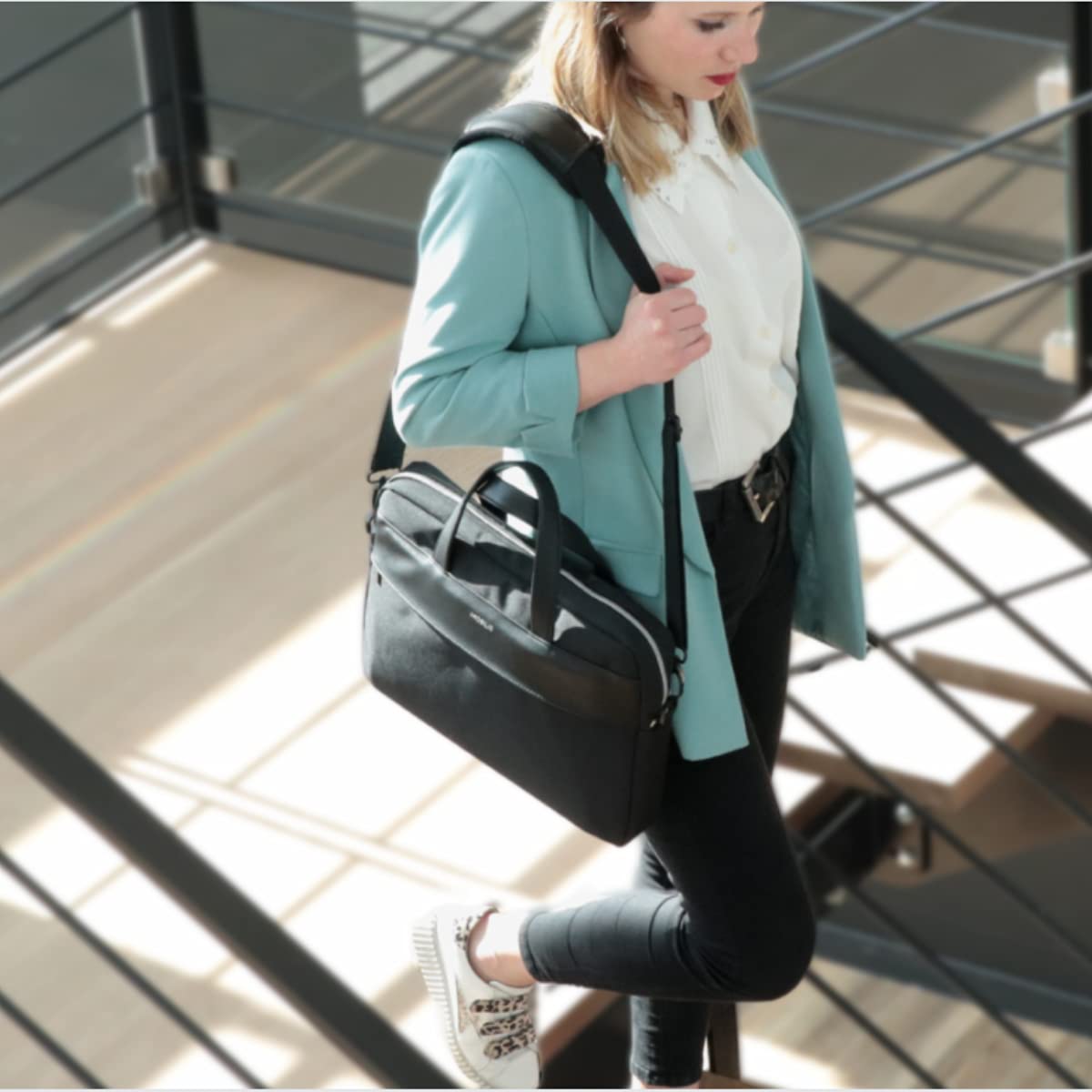 Pure Briefcase 11-14'' - Silver Zip