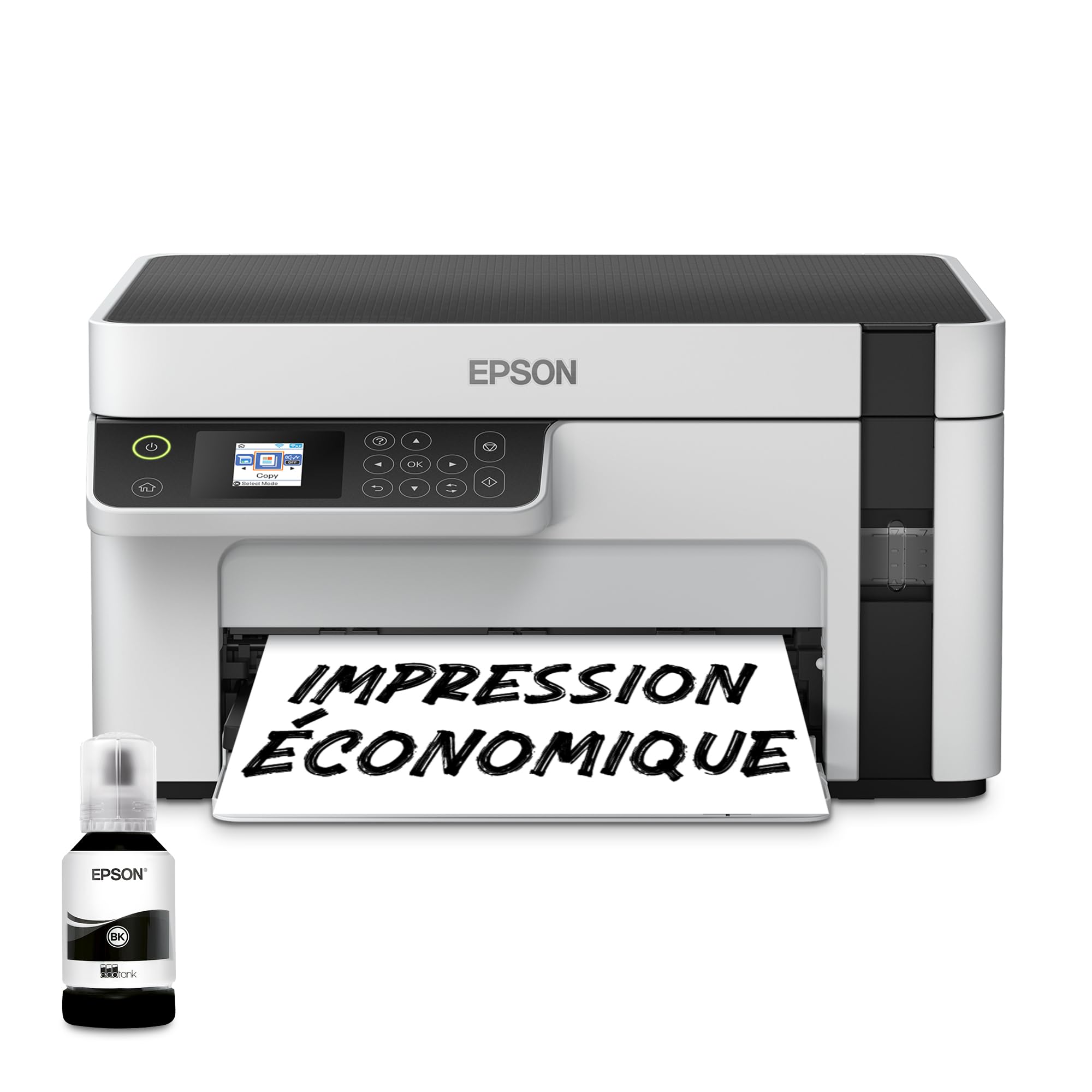 EPSON EcoTank ET-M2120 MFP Mono B/W ink-jet A4 15ppm print 150 sheets USB Wi-Fi white