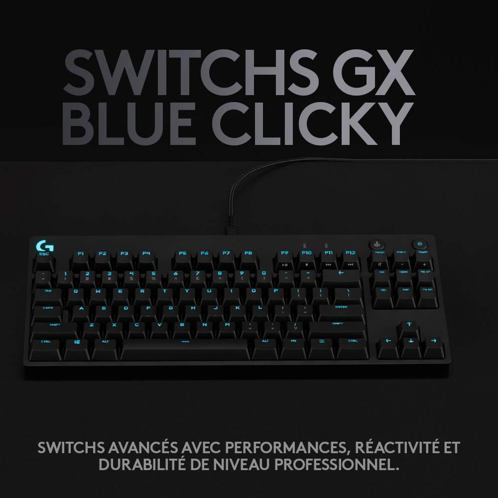 LOGITECH G PRO Mechanical Gaming Keyboard - BLACK (FRA)