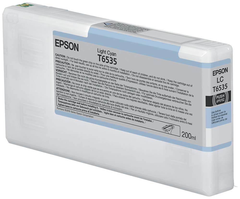 EPSON T6535 cartouche d encre cyan clair capacité standard 200ml