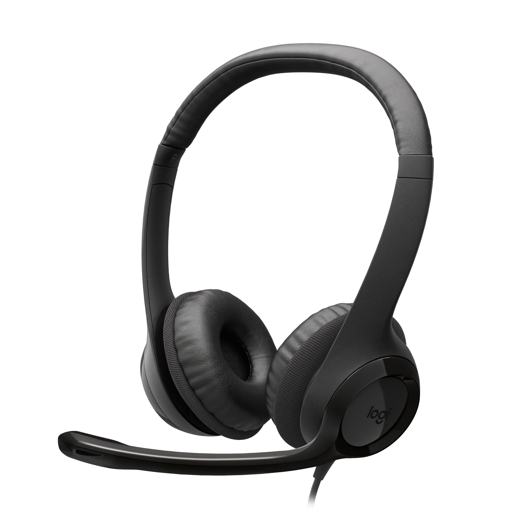 LOGITECH H390 USB-C Computer Headset Midnight Black
