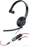 POLY Blackwire C5210 casque bulk MS USB-C/A+Jack - 1 écouteu