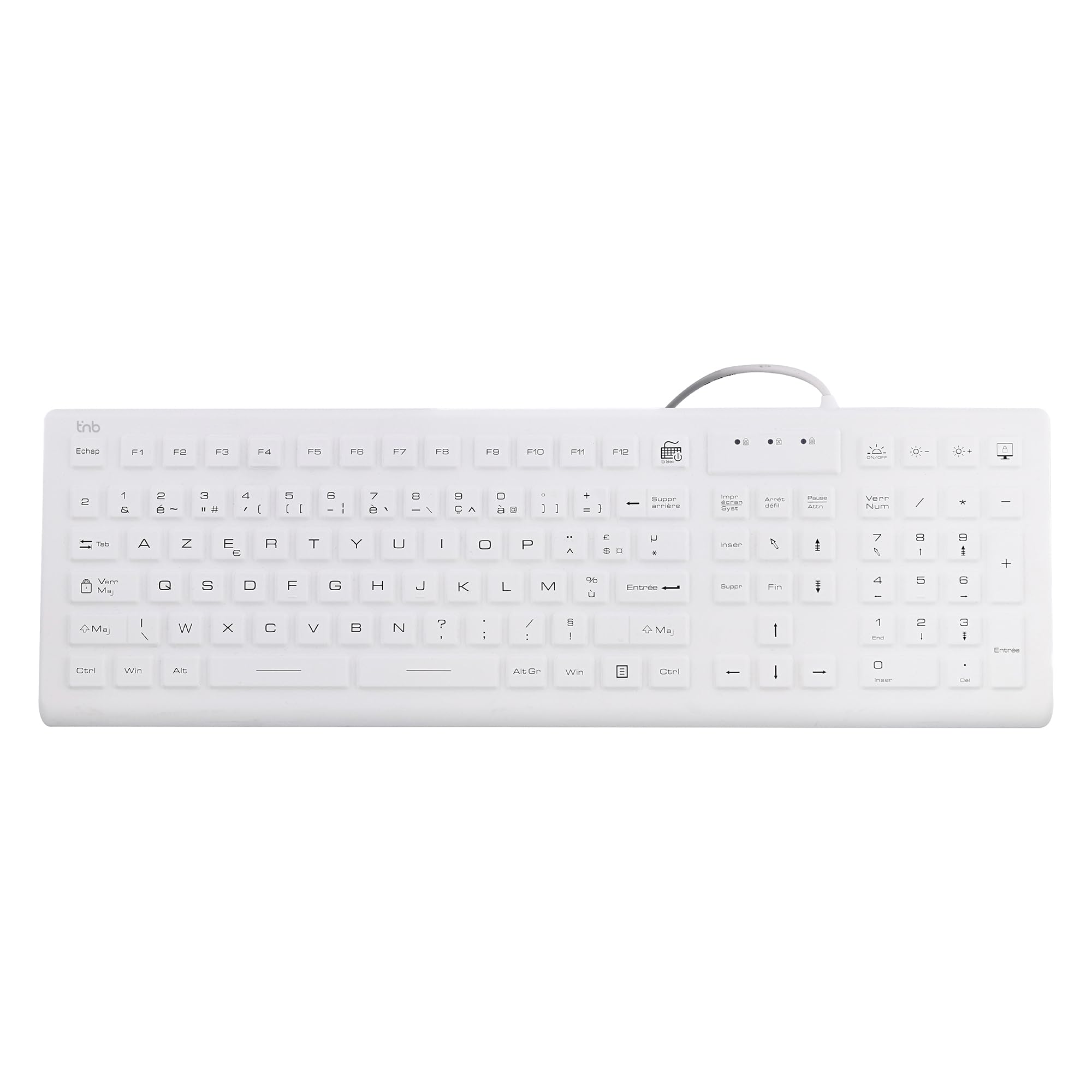 TNB Clavier filaire médical IP68