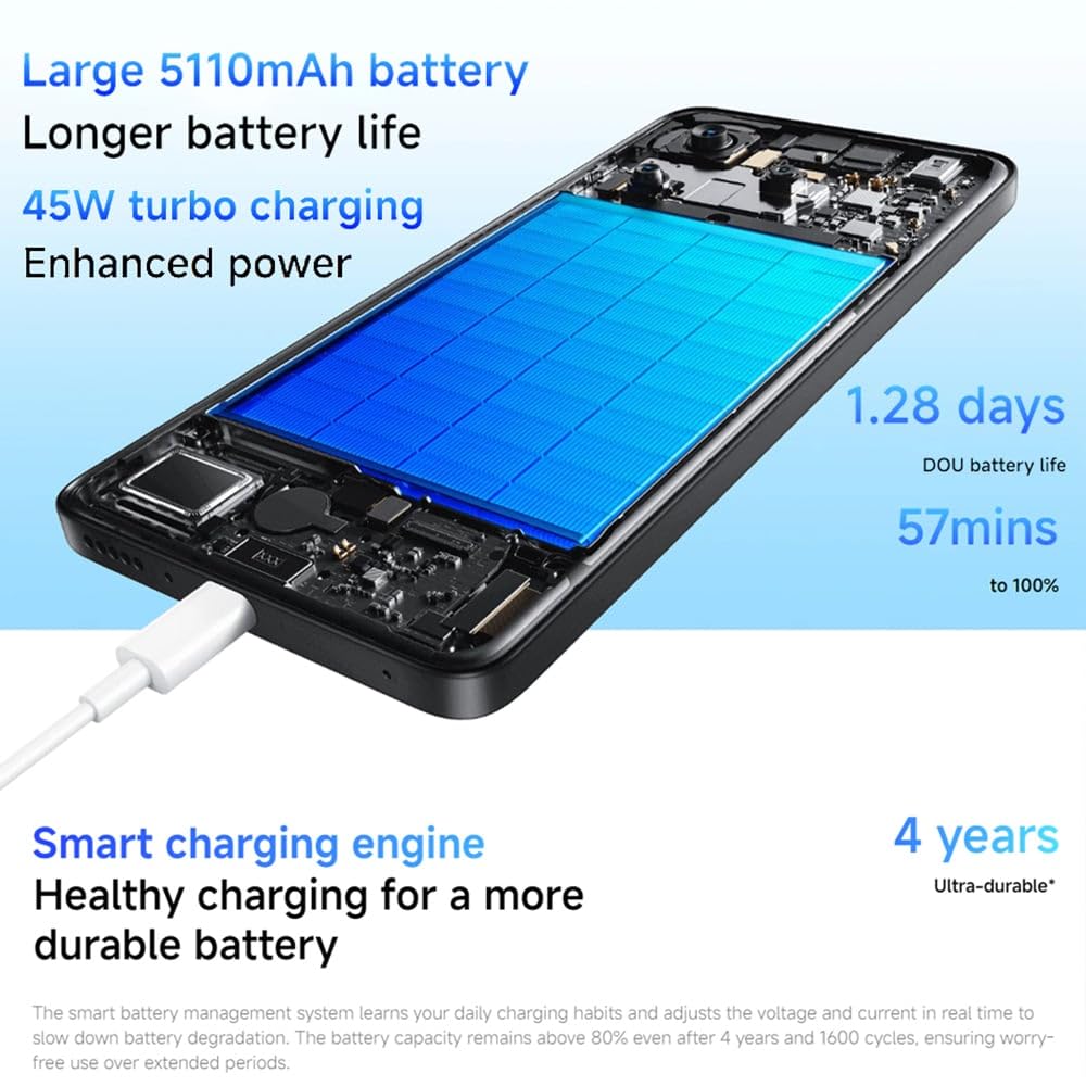 Xiaomi Redmi Note 14 5G (Double Sim - 6.67", 256 Go, 8 Go RAM) Violet