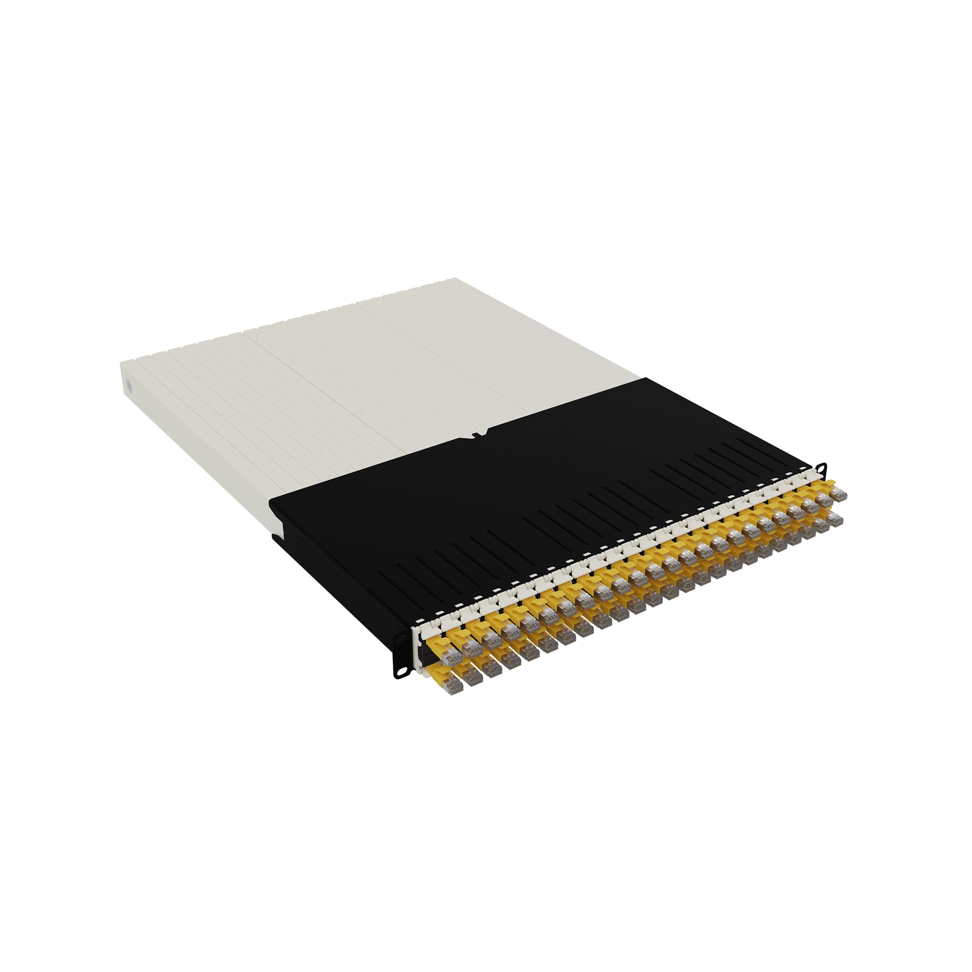 PATCHBOX ONE 24x CAT6A STP JAUNE 1,8 m 30U