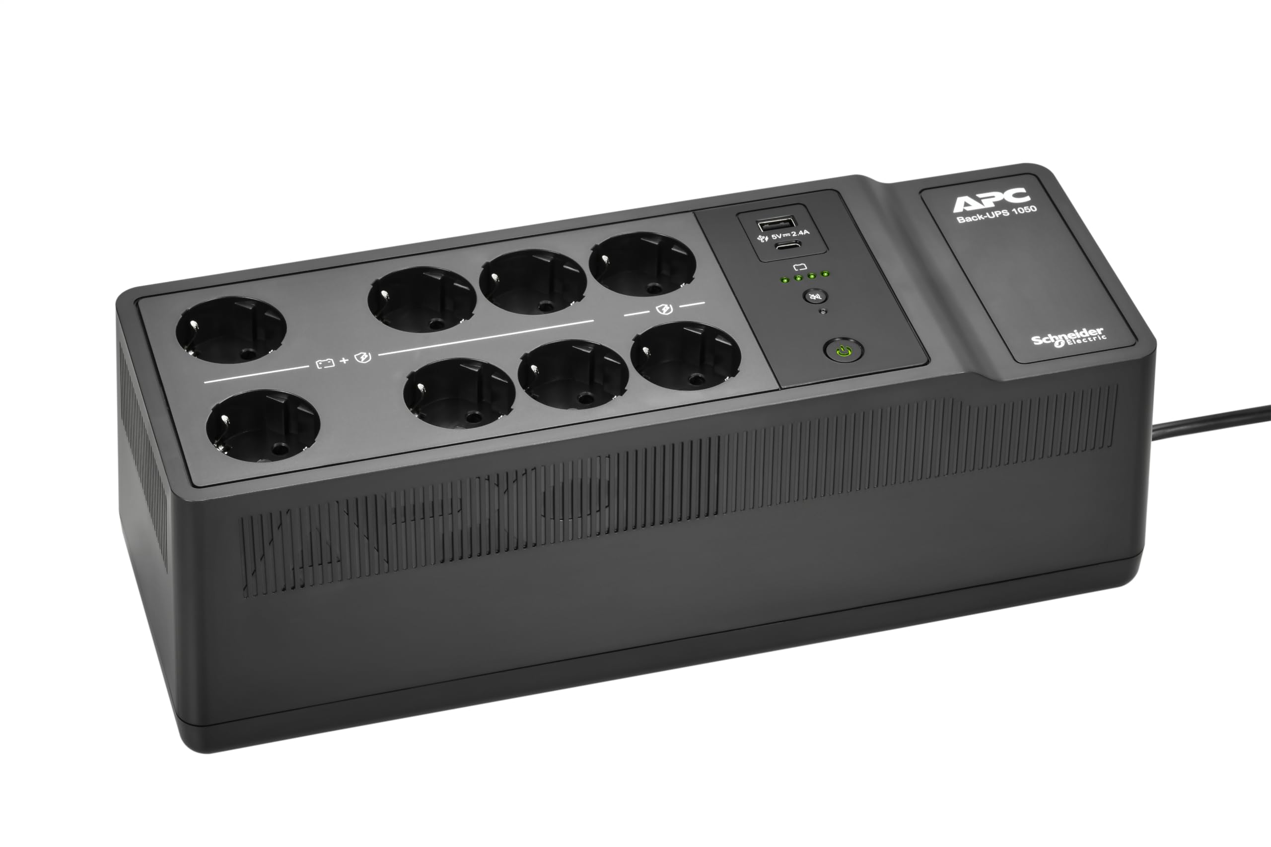 APC Back-UPS UPS wall mountable / surface mountable AC 230V 600Watt 1050VA output connectors 10
