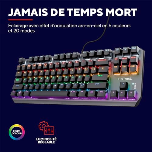 TRUST Clavier mécanique CALLAZ TKL - GXT834 (FR)