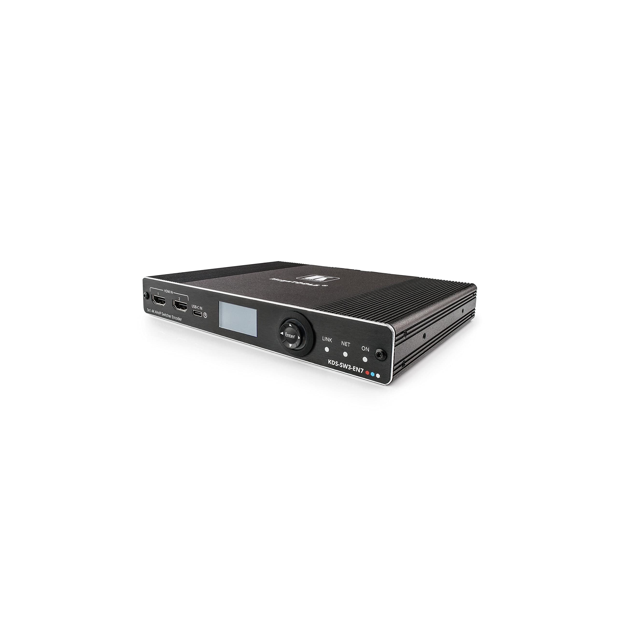 Kramer 1G 4K@60 4:2:0 Auto Switch Encoder with 2 HDMI and USB-C inputs of KDS-6X product family