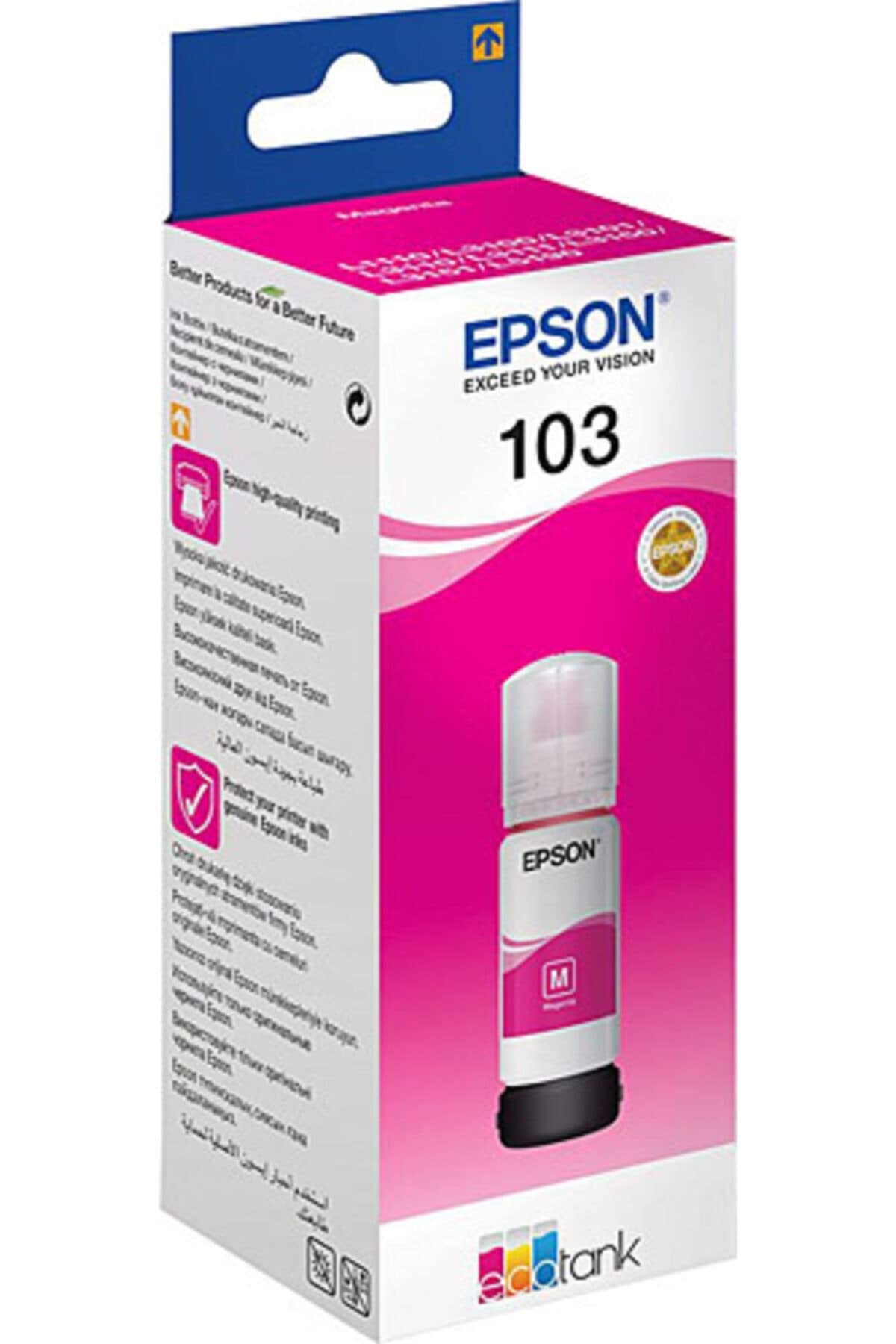 EPSON 1LB 103 EcoTank Magenta ink bottle local