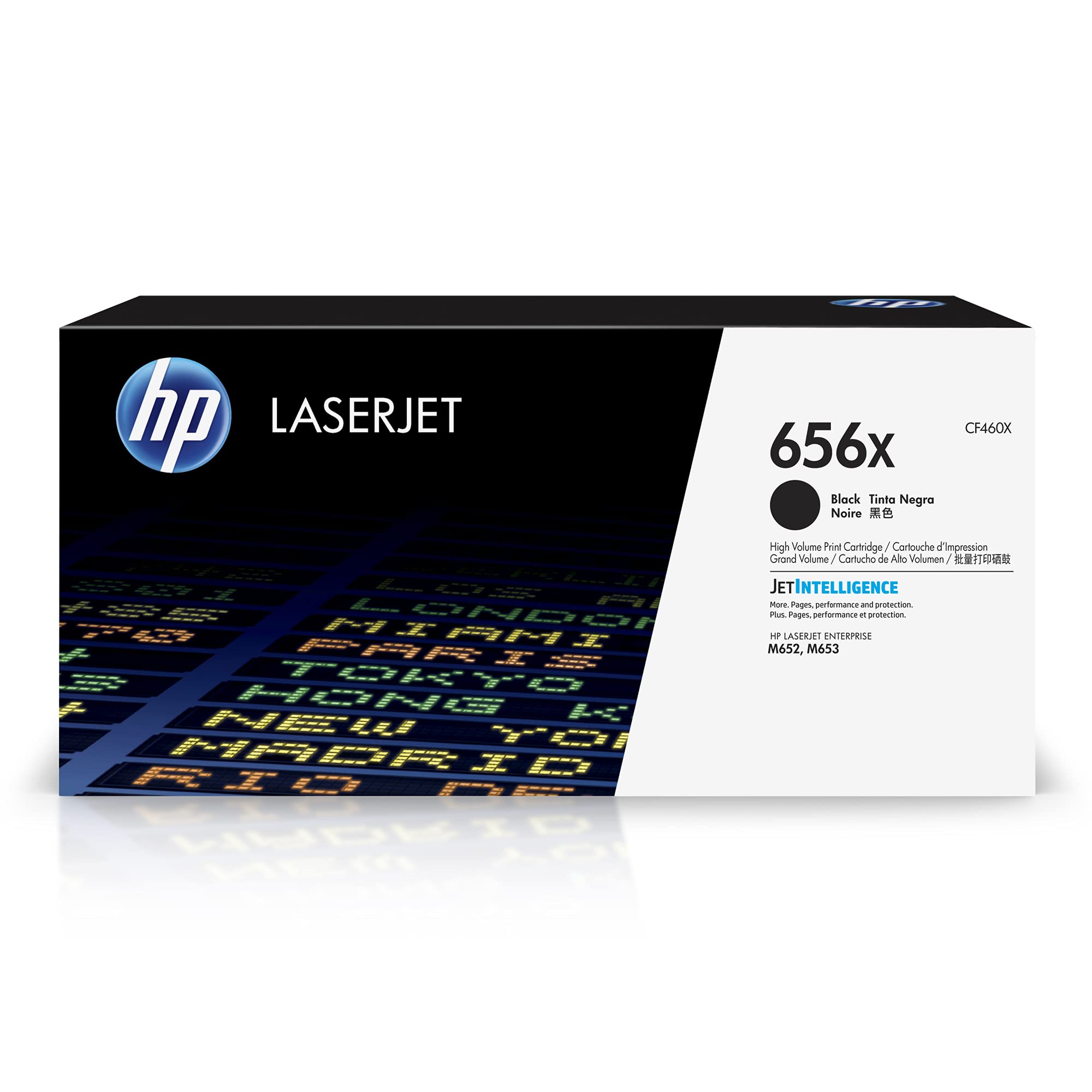 HP 656X original LaserJet Toner cartridge CF460X Black High Yield