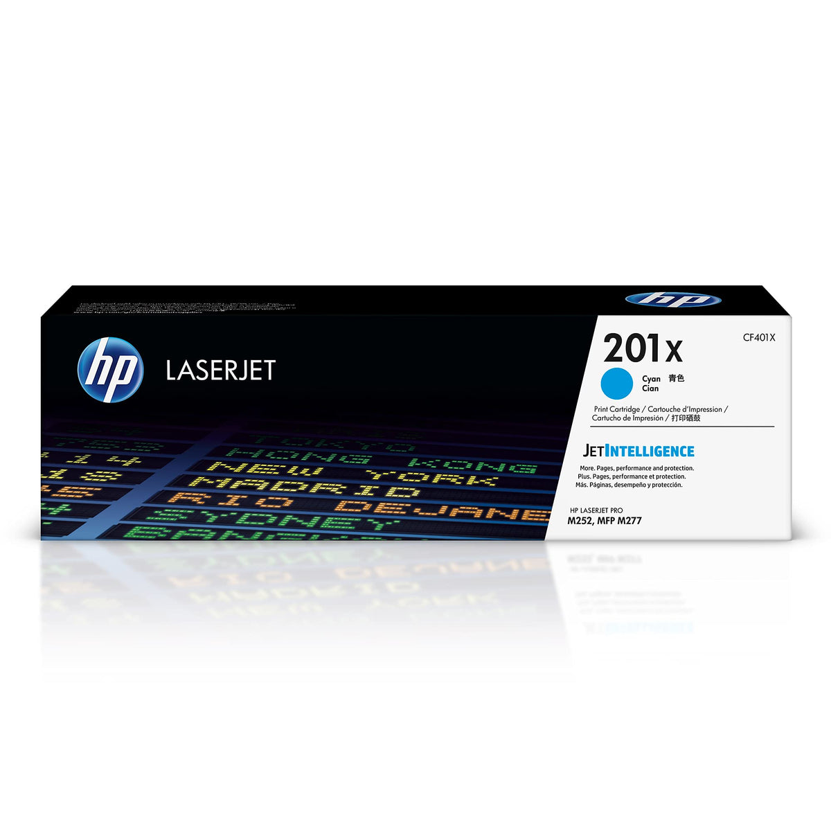 HP 201X original Toner cartridge CF401X cyan 2.300 pages high capacity