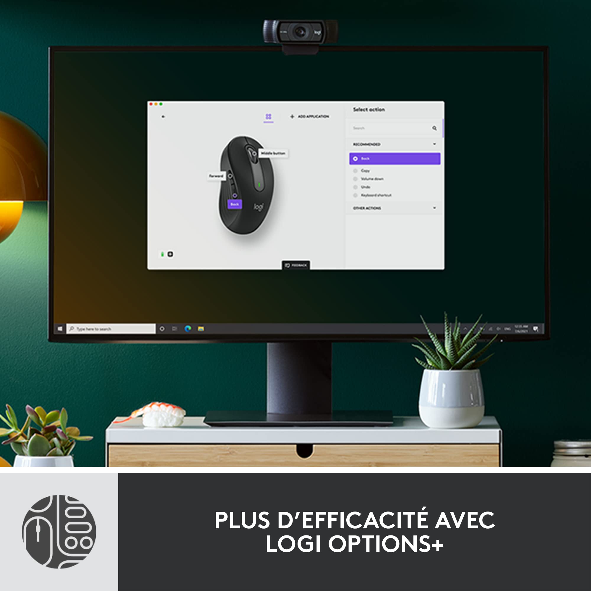LOGITECH Signature MK650 Combo for Business - OFFWHITE - (FRA) - CENTRAL