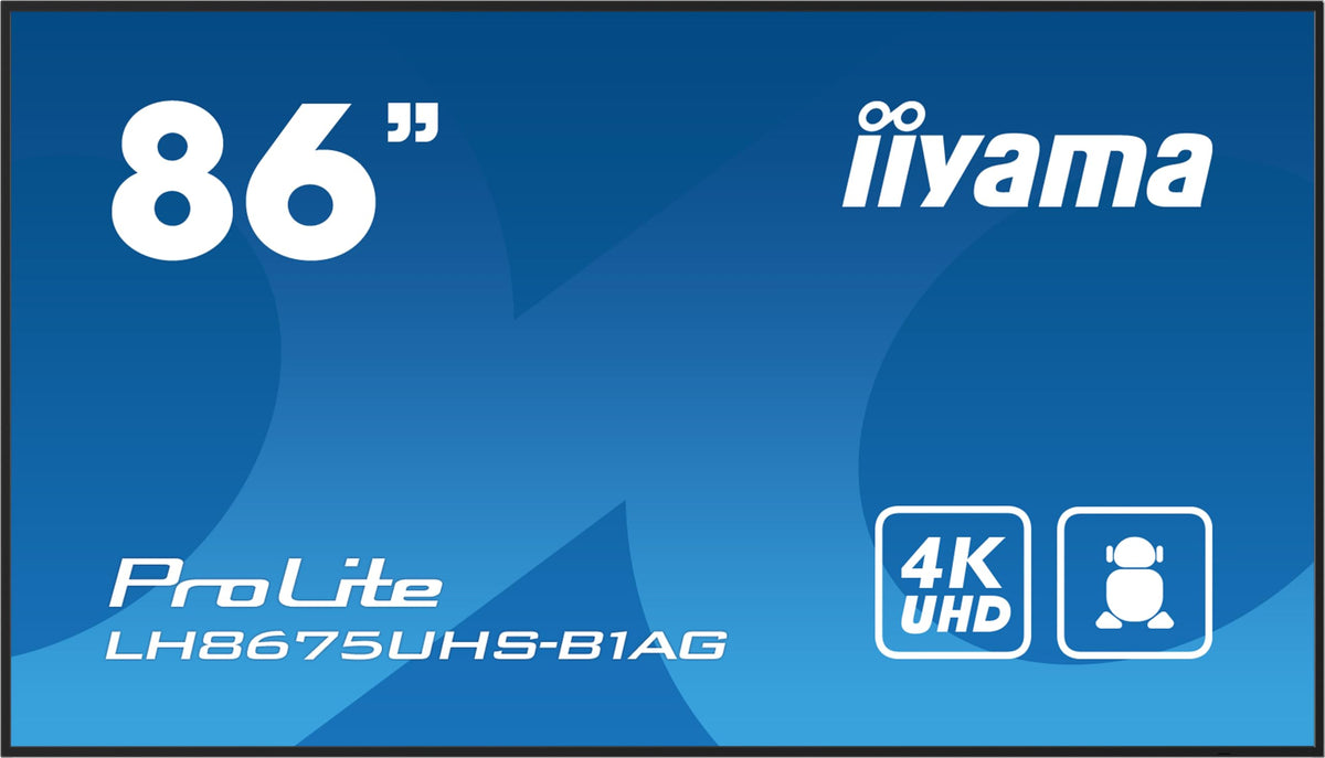 IIYAMA- Afficheur professionnel 86" LH8675UHS-B1AG