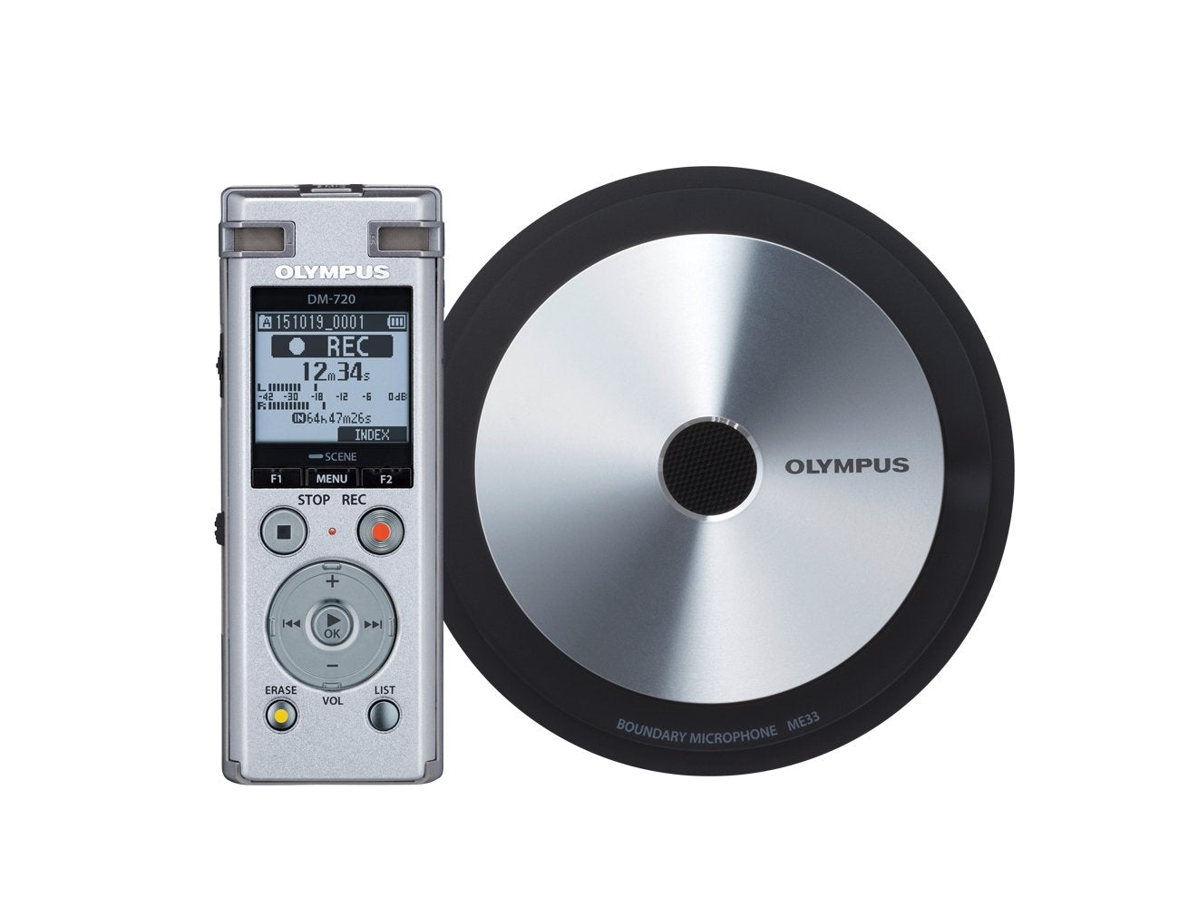 OLYMPUS DM-720 Meet & Record Kit | petite edition incl. 1x ME-33 Microphone