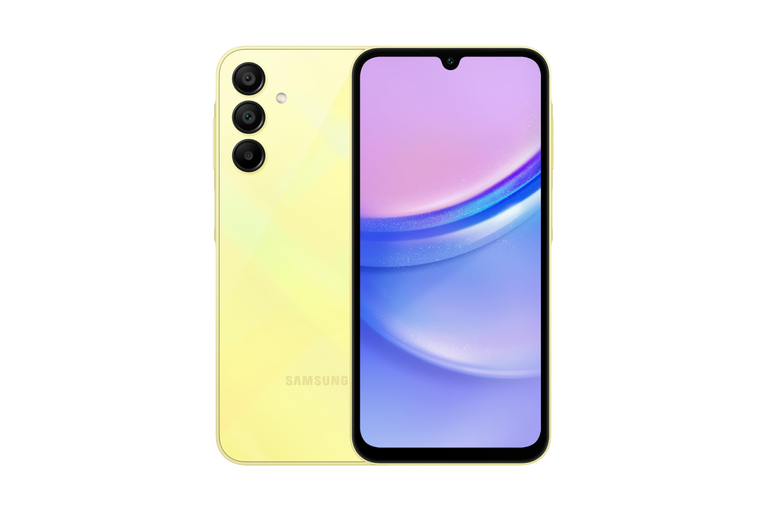 Samsung A155F/DSN Galaxy A15 (6.5'' - 128 Go, 4 Go RAM - Produit Etranger Garanti 2 ans) Jaune