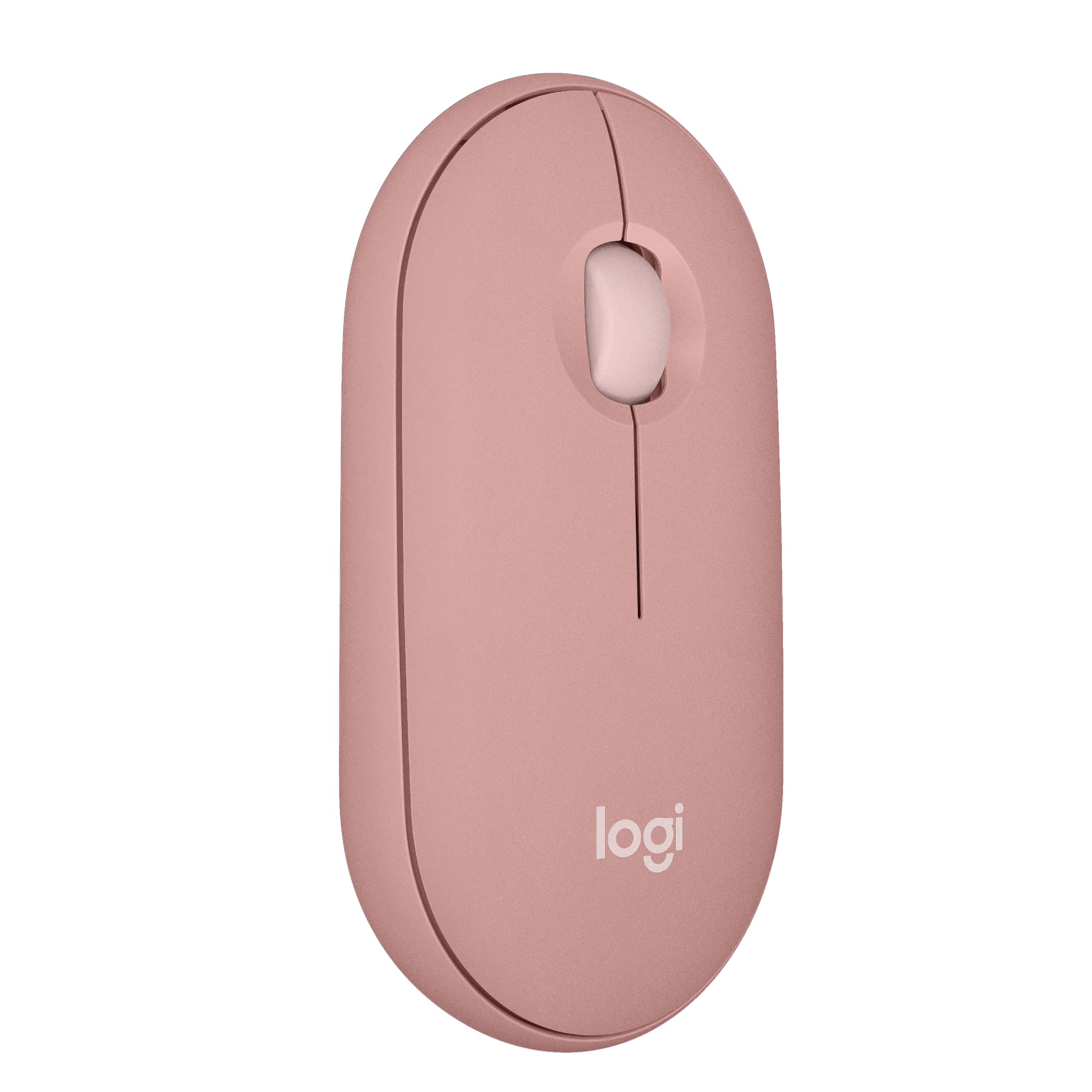 LOGITECH Pebble Mouse 2 M350s Mouse optical 3 buttons wireless Bluetooth 5.2 LE tonal rose