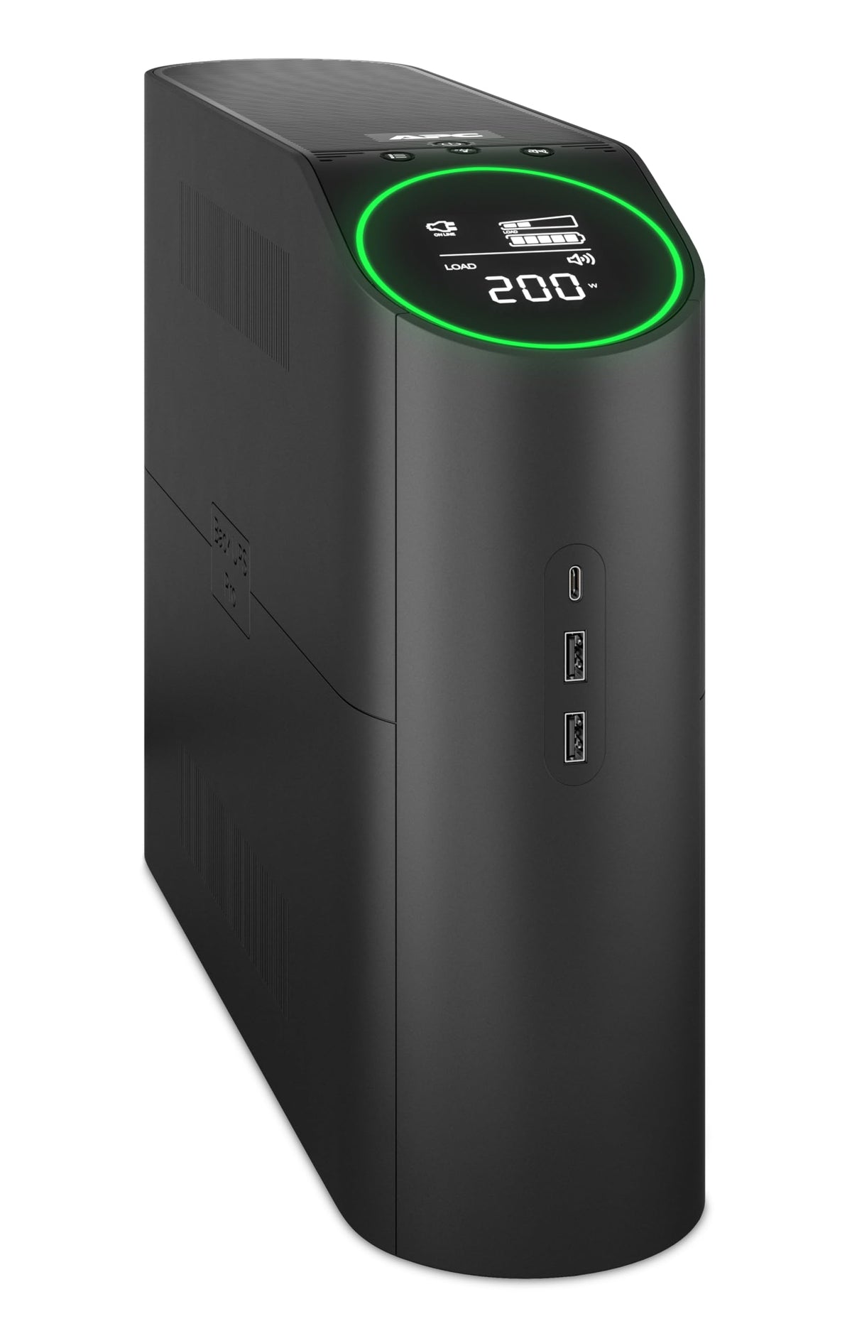APC Back-UPS Pro UPS tower RGB lights AC 230V 1320Watt 2200VA 1-phase output connectors 6 Black midnight