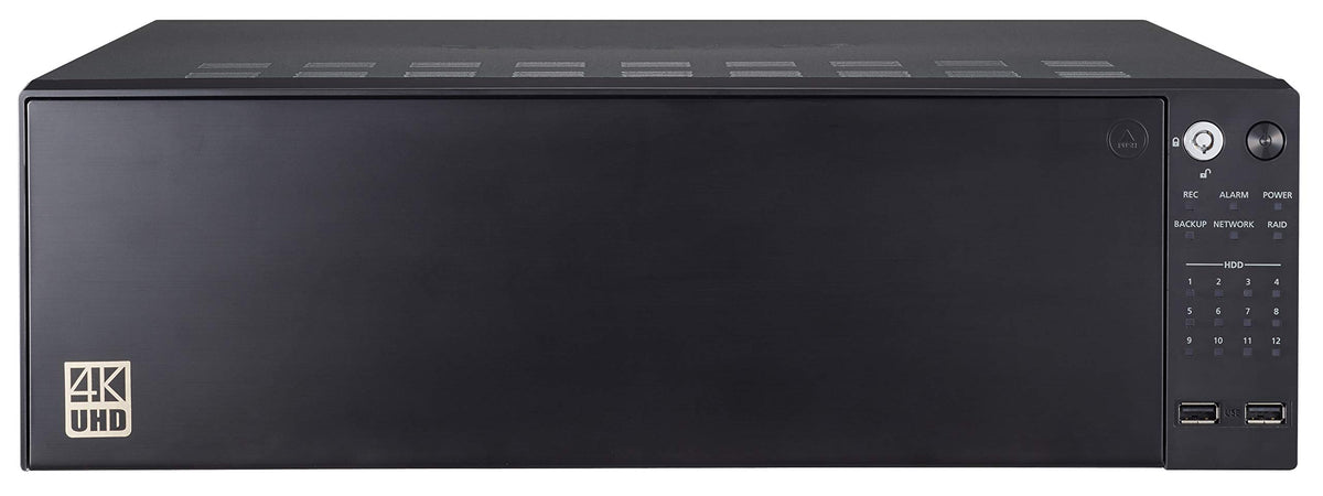 NVR, 64CH, No HDD, 400Mbps Recording/100Mbps Playback throughput,  12Hot Swap HD