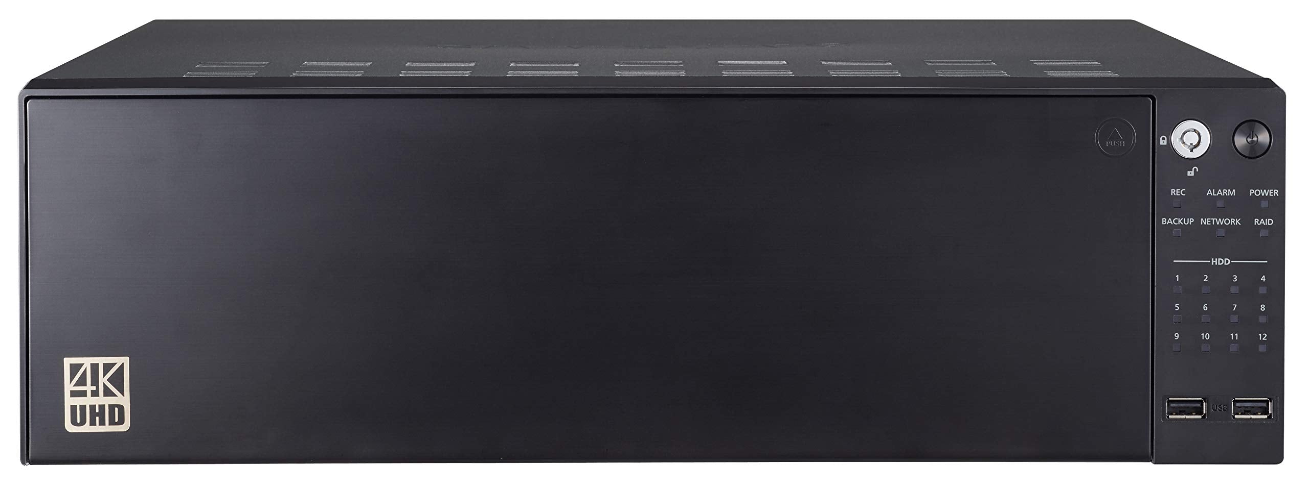 NVR, 64CH, No HDD, 400Mbps Recording/100Mbps Playback throughput,  12Hot Swap HD