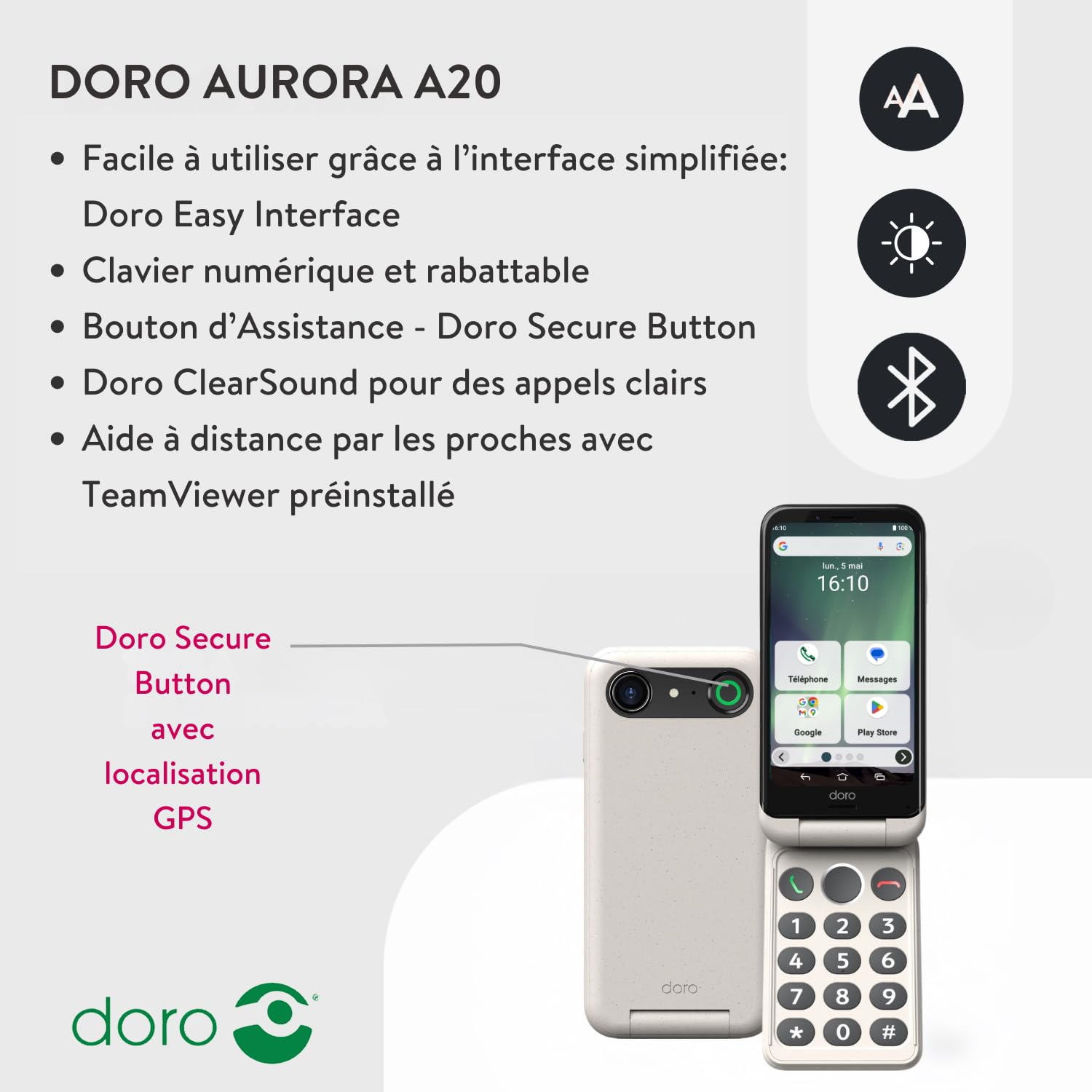 Doro Aurora A20 GRAPHITE
