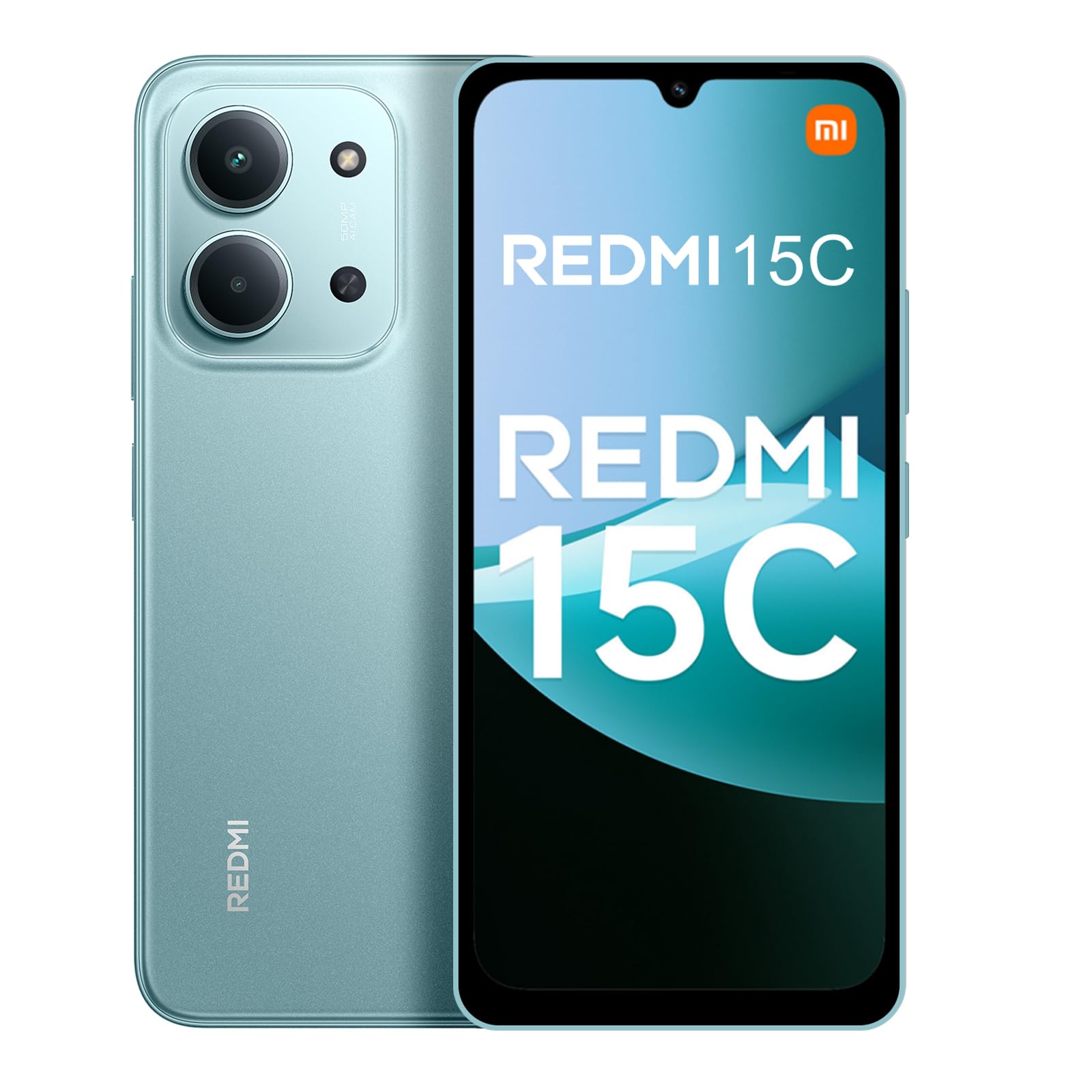 Xiaomi Redmi 15C 4G (6.9''- NFC - 128 Go, 4 Go RAM) Vert