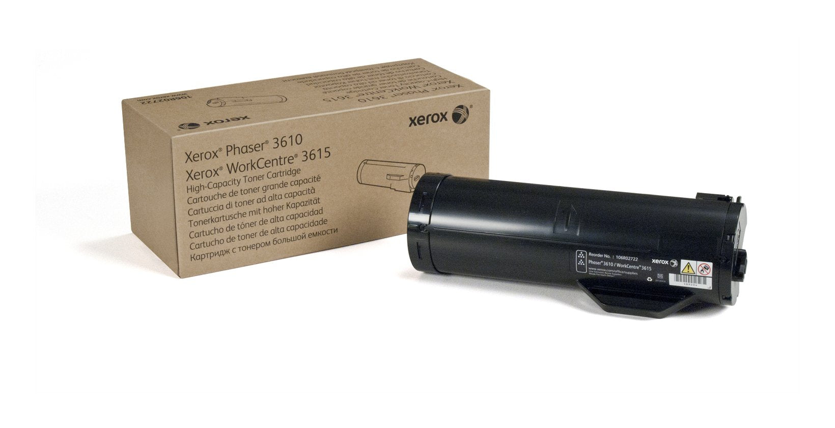 Toner XEROX PHASER 3610 WC3615 - Noir